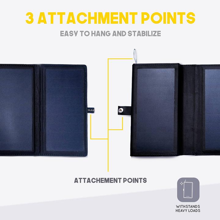 Produktbild Sunslice Electron 8W - 10'000 mAh Solar Powerbank Red (10000 mAh, 18 W, 20 Wh)