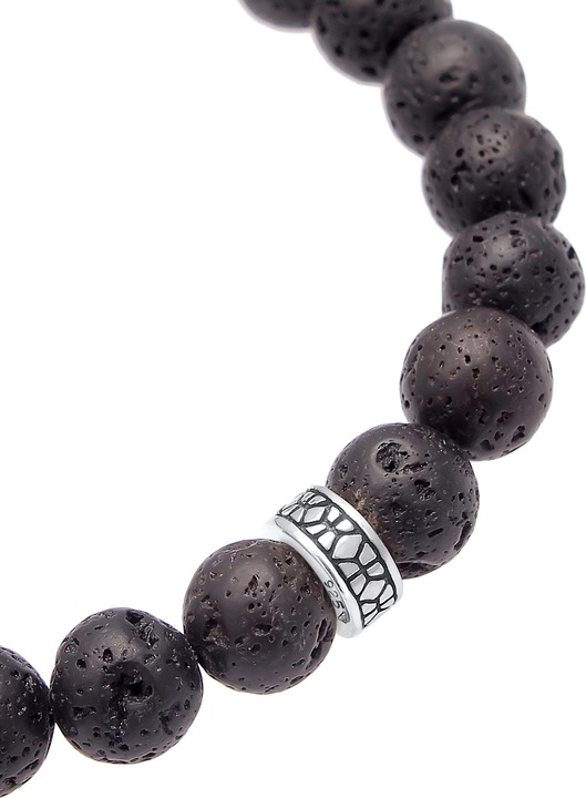 Produktbild Kuzzoi Perle, Perlenarmband (21 cm, Plastik, Lava, 925 Sterling Silber)