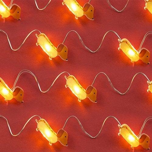 Fizz Creations, Catena luminosa, - Sausage Dog Mini String Lights - 2 metres (2 m)