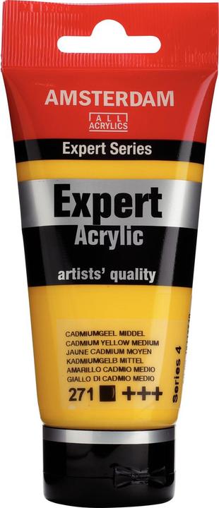 Amsterdam Expert Series Acrylic Tube Cadmium Yellow Medium 271 (75 ml)