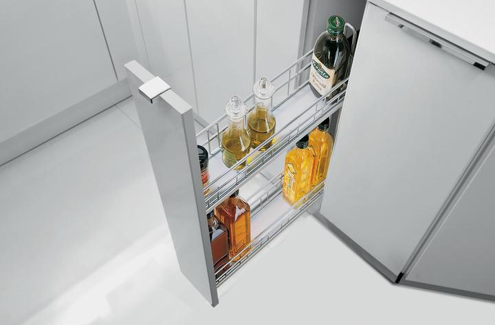 Actual product image Hettich Front pull-out 90° Cargo IQ plus 150 silver