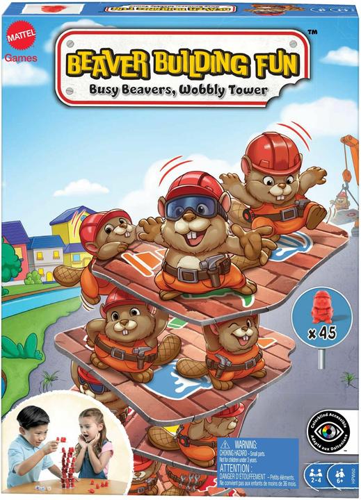 Mattel Games Beaver building fun (Multilingual)