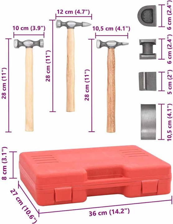 Actual product image vidaXL Ausbeulhammer