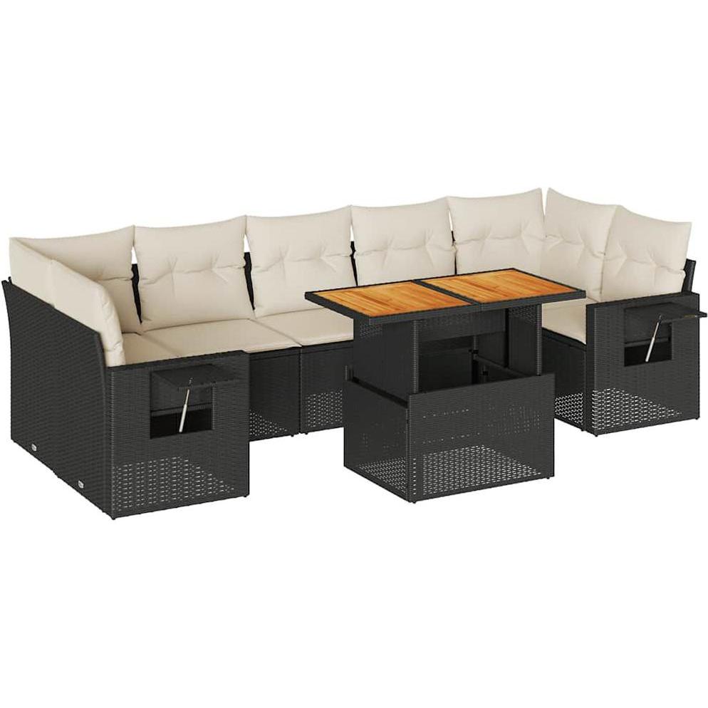 VidaXL, Gartenlounge, 10-tlg. Garten-Lounge-Set mit Kissen