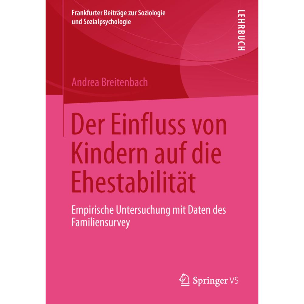 Der Einfluss von Kindern auf die Ehestabilität, Fachbücher