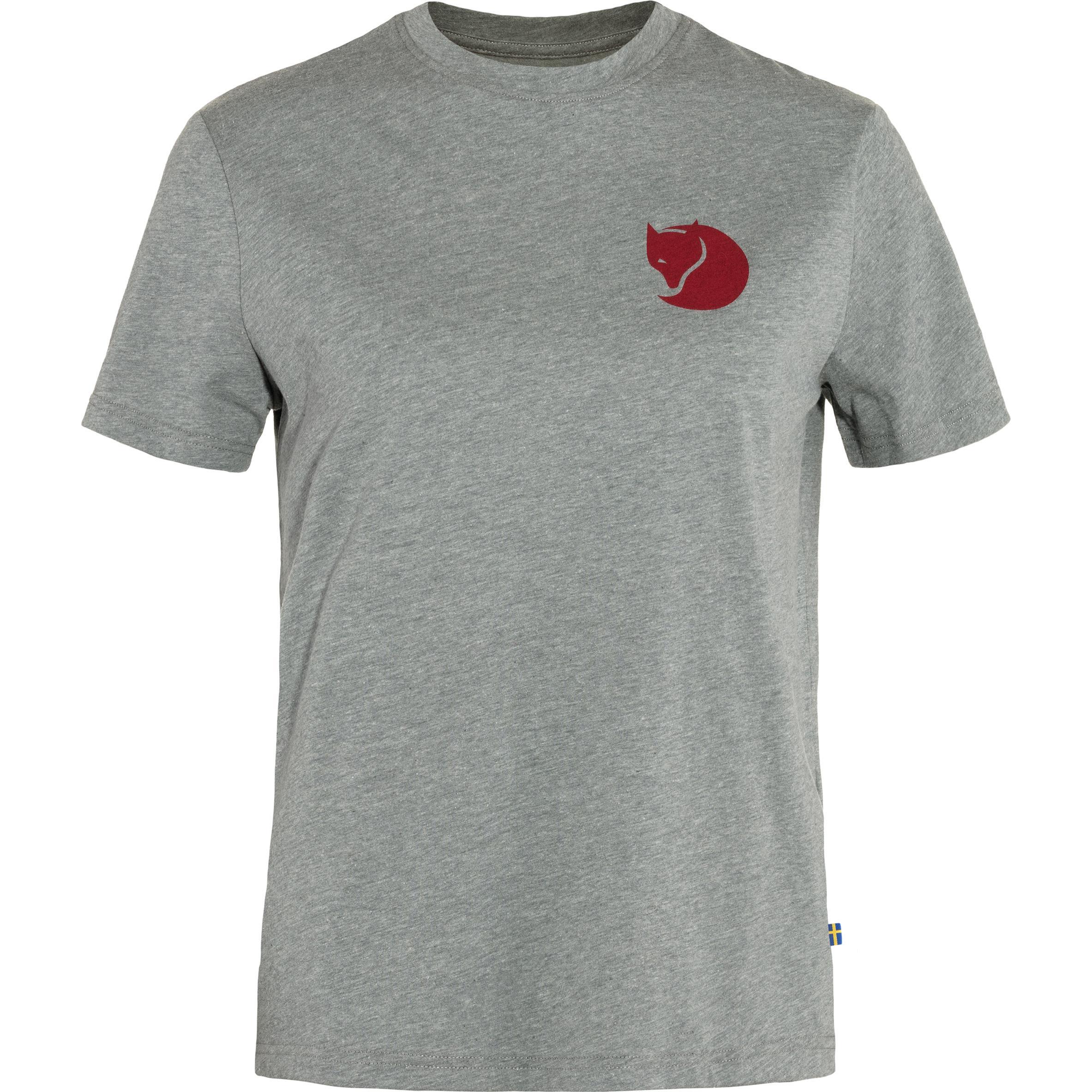 Fjällräven, Damen, Shirt, Fox Boxy Logo, Grau, (L)