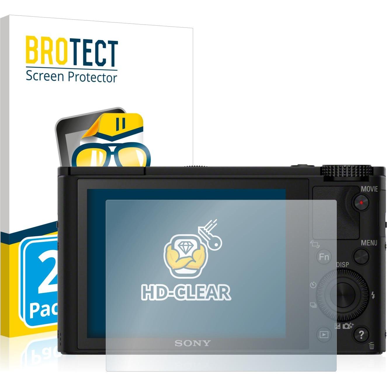 BROTECT Schutzfolie Displayschutz Klar (Displayschutz, Cyber-shot DSC-RX100), Kameraschutz, Transparent