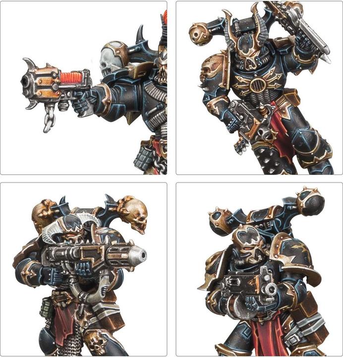 Produktbild Games Workshop Warhammer 40k - Space Marine du Chaos Squad / Legionnaires (2025) (Kunststoff)