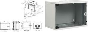 Produktbild Digitus Dn-19 09-U-S-1 (9 HE, 19 Zoll Rack)