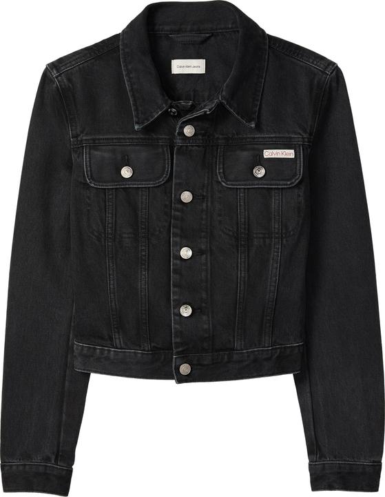 Actual product image Calvin Klein Black Cotton Women's Jacket (L)