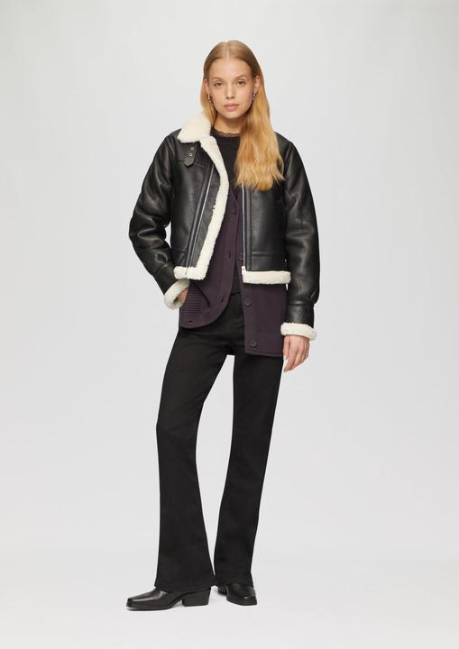 Produktbild S.Oliver Strickjacke Lange Strickjacke mit Strukturmuster (S)
