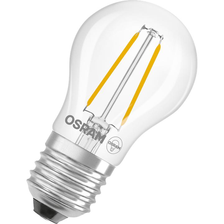 Produktbild Osram LED Leuchtmittel Retrofit CLASSIC P 25 CL 18. W/2700 K E27 (E27, 1.80 W, 250 lm, 1 x, D)