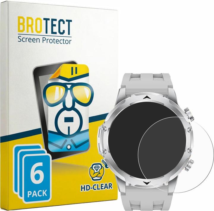 Produktbild BROTECT Schutzfolie für FitVigor Smartwatch 1.53" Displayschutz Displayschutzfolie Folie Klar Transparent