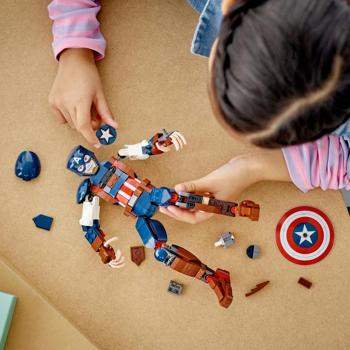 Actual product image LEGO Captain America Building Figure (76258, LEGO Marvel)
