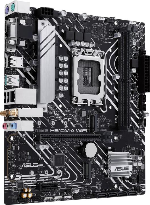 ASUS PRIME H610M-A WIFI (LGA 1700, Intel H610, mATX)