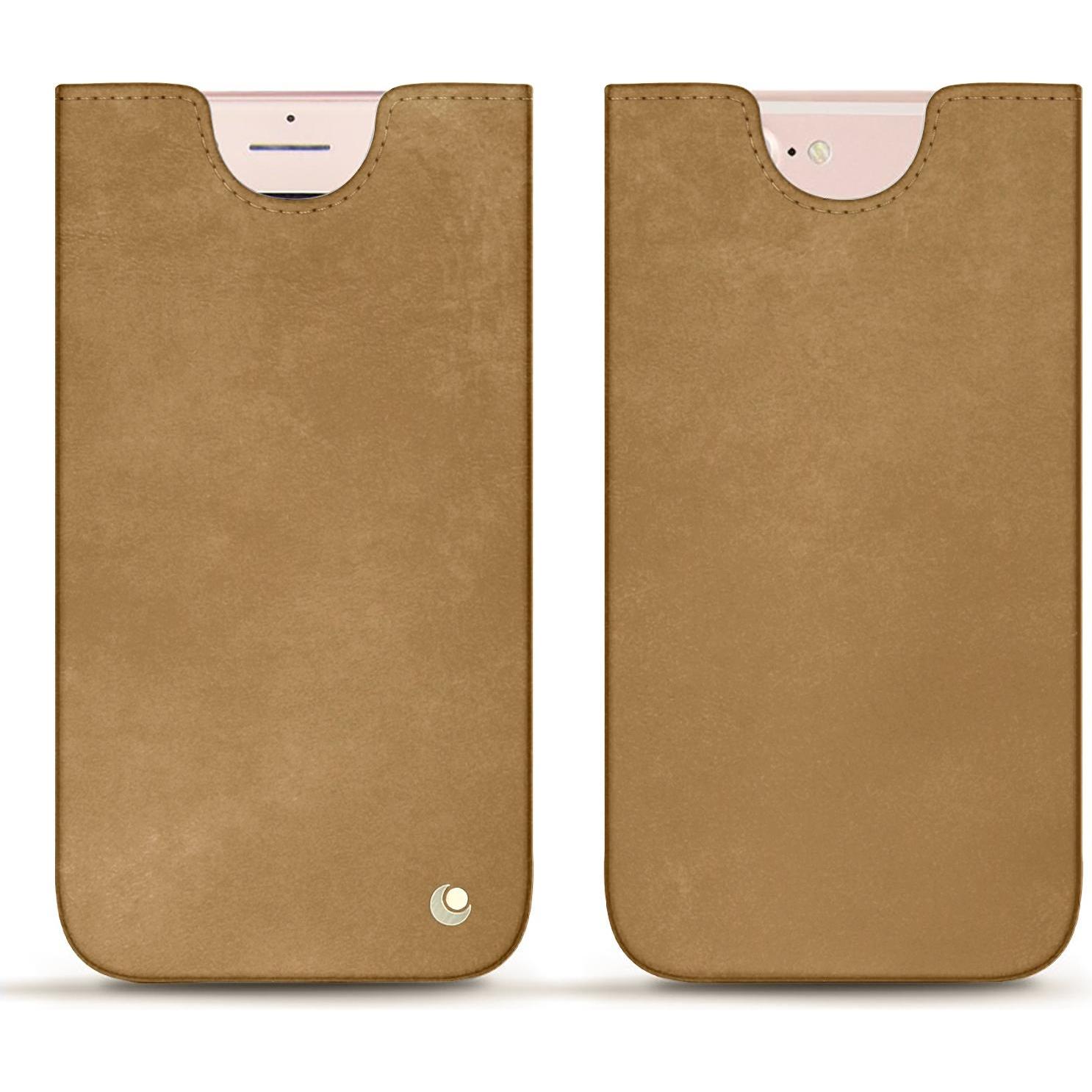 Noreve Lederschutzhülle (Apple iPhone 7 Plus), Smartphone Hülle, Braun