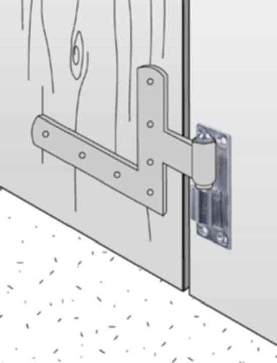 Actual product image Screw-on clamp normal galvanised blue