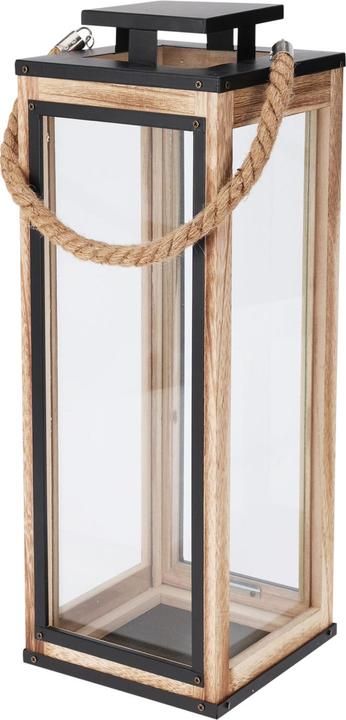 Produktbild Mojawo 2-teiliges Laternen-Set aus Holz mit Metalldach Deko-Laternen