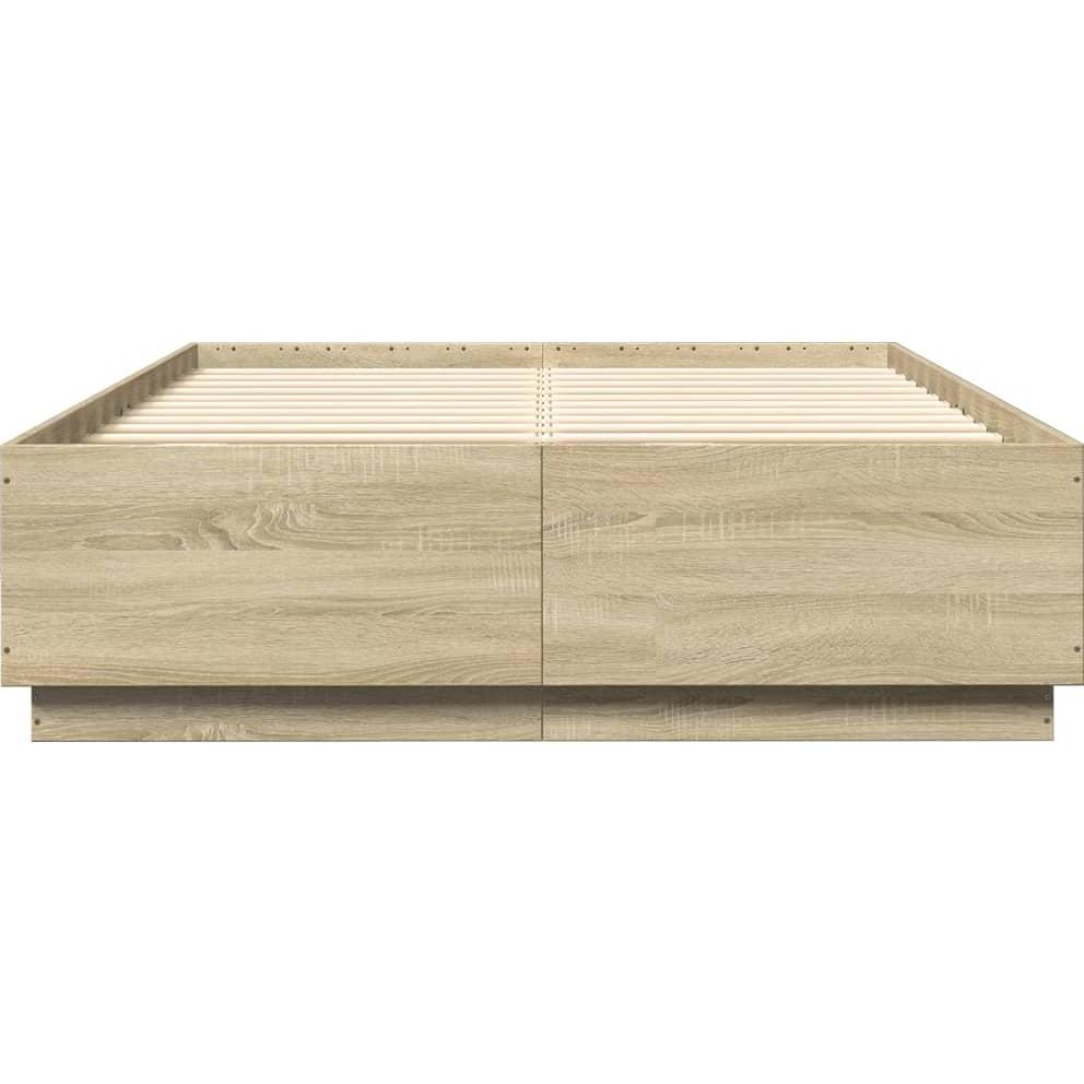 Thumbnail - VidaXL, Bett, Bettgestell mit LED (120 x 200 cm)