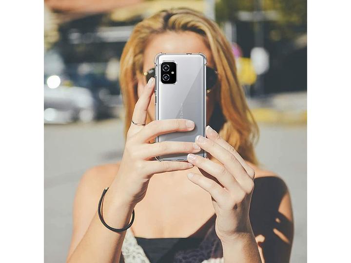 Produktbild Screenguard Asus Zenfone 8 Hülle Crystal Soft Airbag Bumper (Asus Zenfone 8)