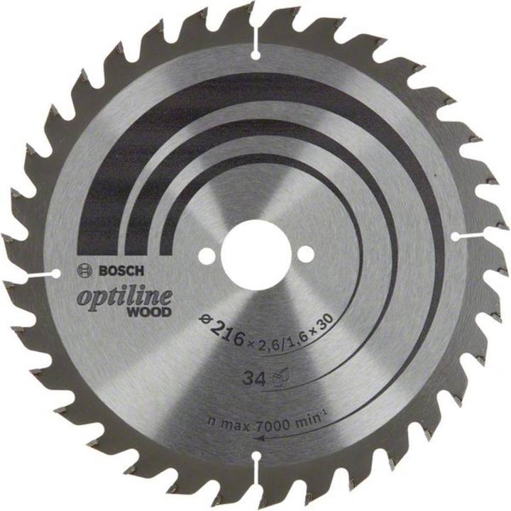 Bosch Professional Zubehör Lama circolare per legno PRO, 216 x 2,6 x 30 mm