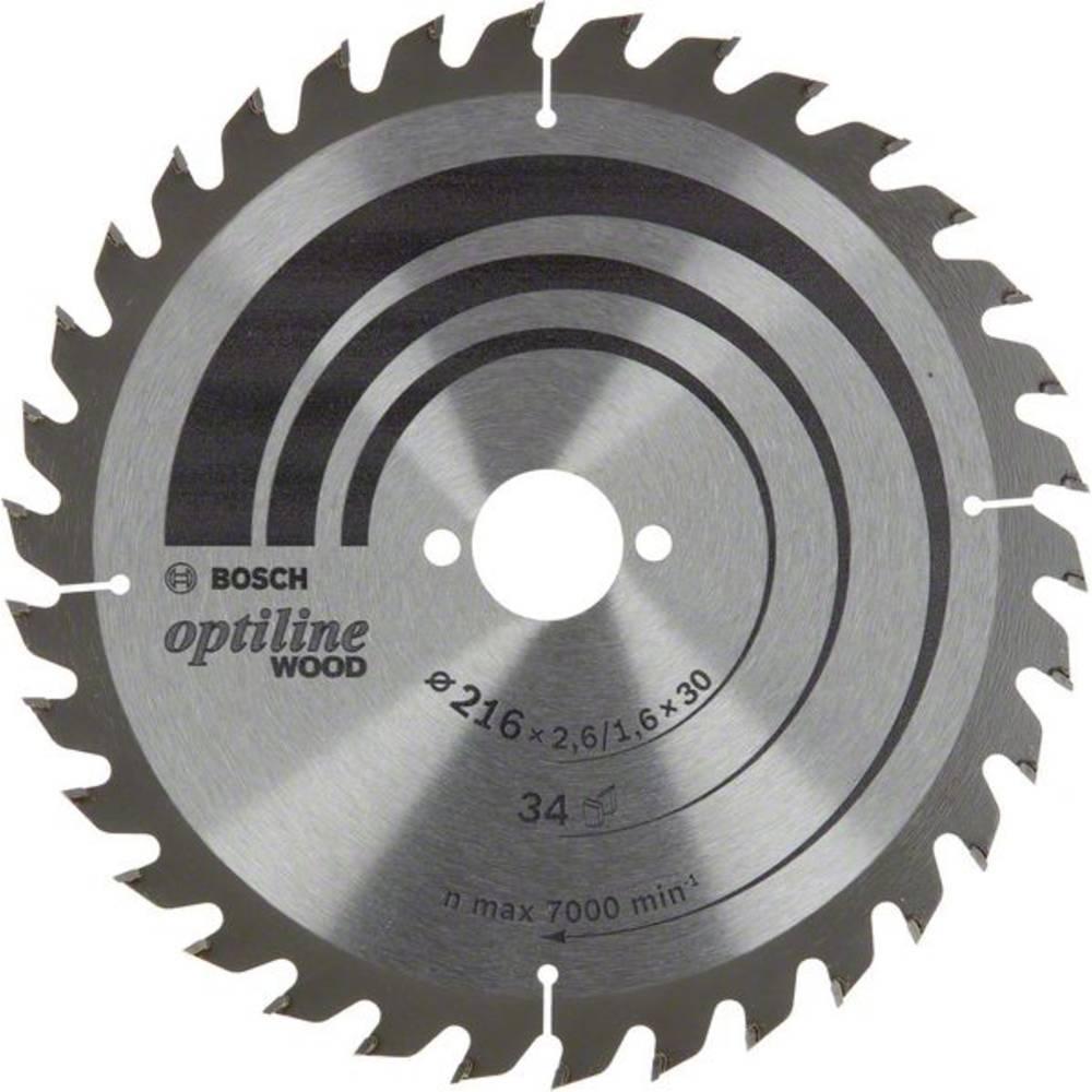 Bosch Professional Zubehör, Sägeblatt, PRO Wood Kreissägeblatt, 216 x 2,6 x 30 mm