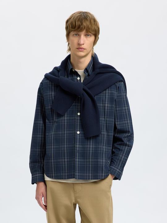 Produktbild Selected Homme Boxy Fit Baumwoll Karohemd (M)
