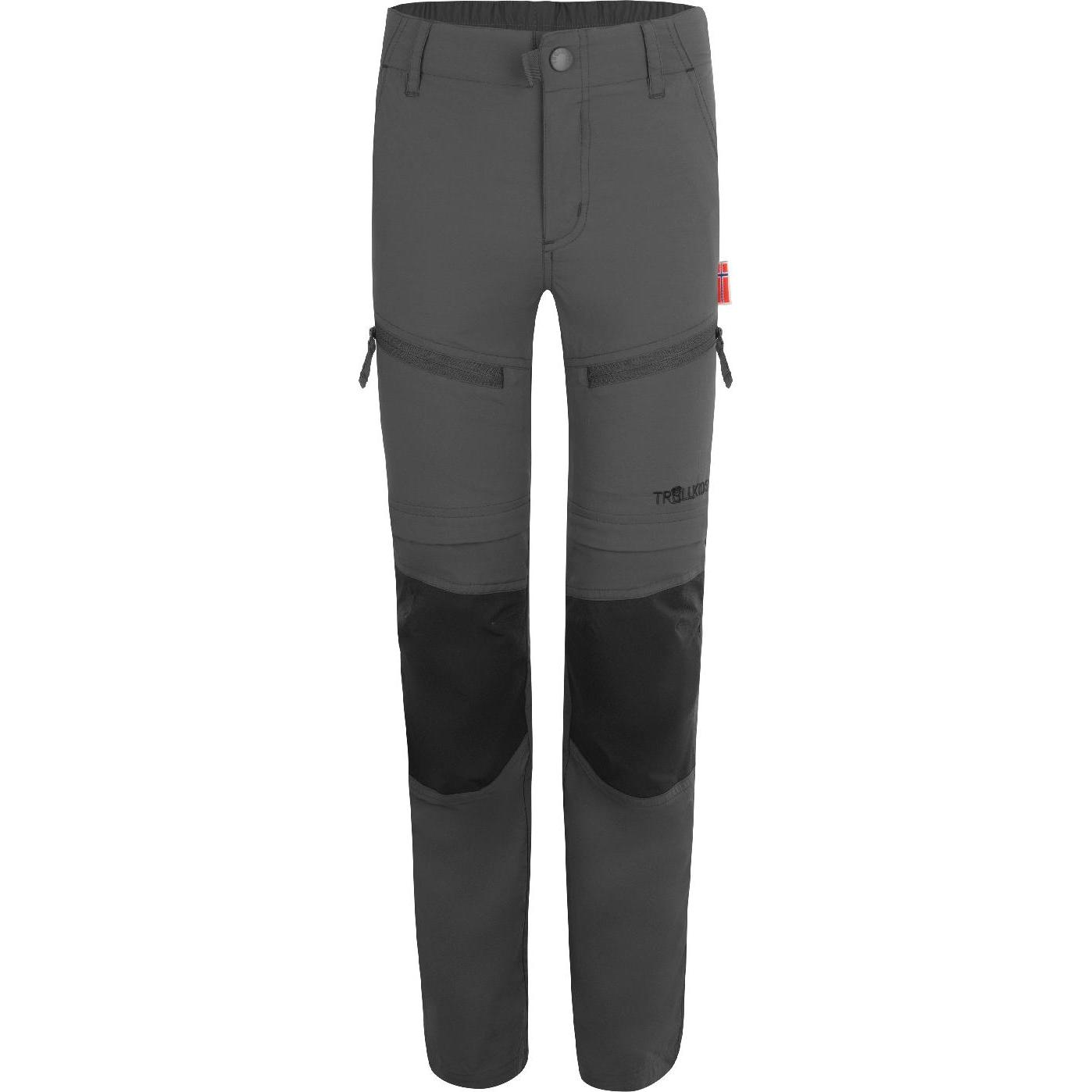 Trollkids, Unisex, Outdoorhose, Kid's Nordfjord Zip-Off Pants (98), Grau, 98