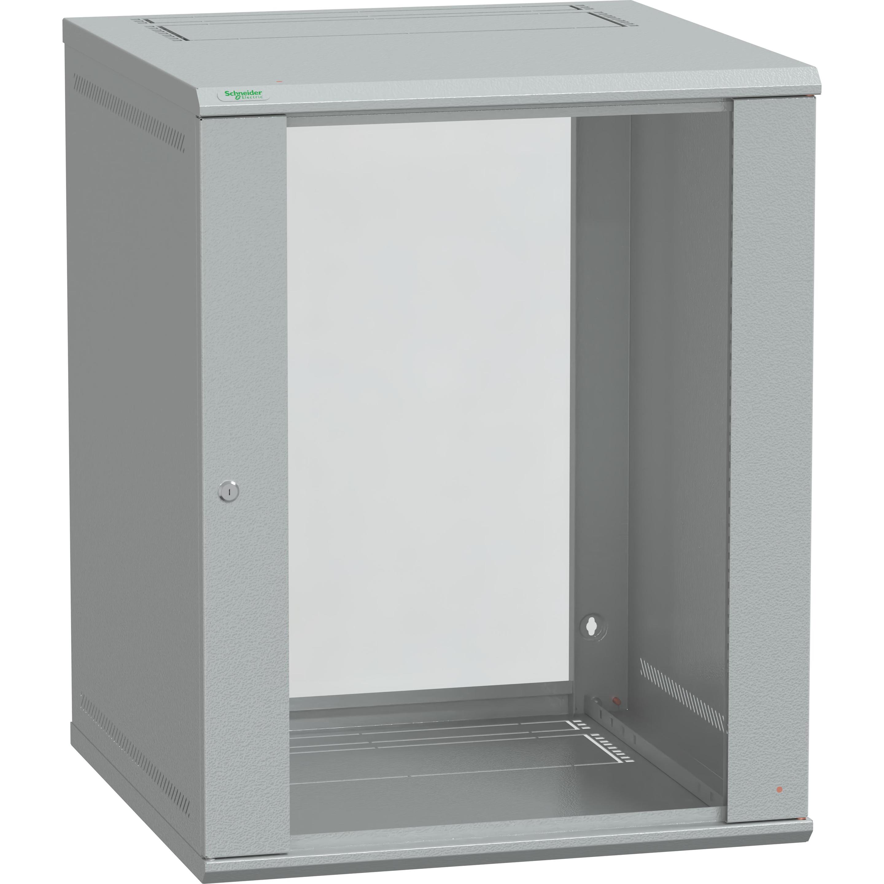 Schneider Electric Netzwerkgehäuse 19" 15HE 752x600x600 (15 HE, 19 Zoll Rack), Serverschrank, Grau