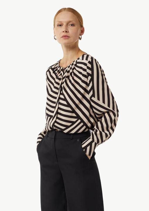 Immagine prodotto Comma Bluse Crêpe-Bluse mit All-over-Print und Faltendetails (42)