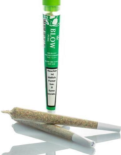 Blow Vorgebauter CBD Joint Pure "Harlequin" 1 Stk. grün (Indoor)