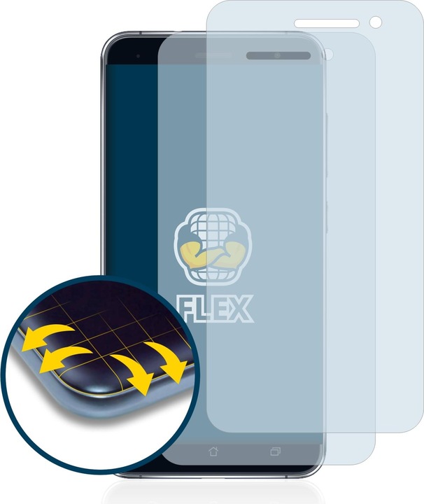 Actual product image BROTECT Full-Cover Protector (2 Piece, Asus Zenfone 3)