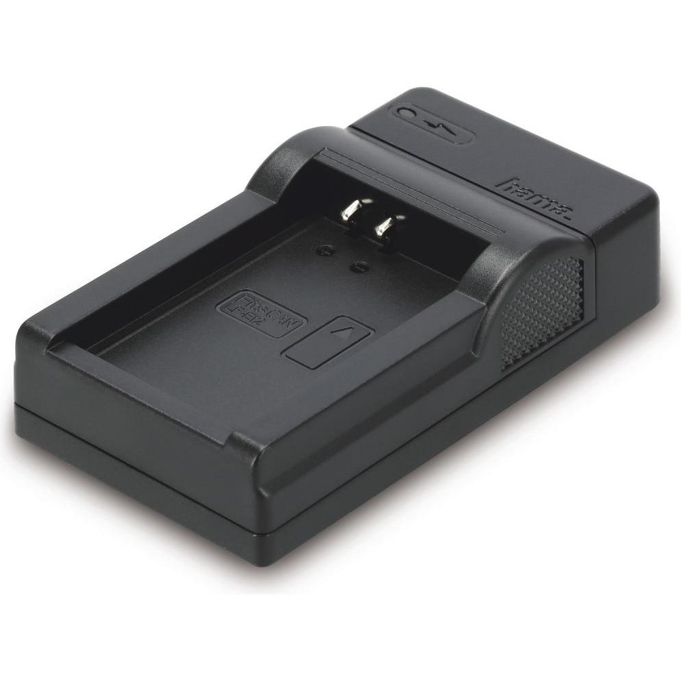 Hama Travel Batterie für Digitalkamera USB (Akku), Kamera Stromversorgung, Schwarz