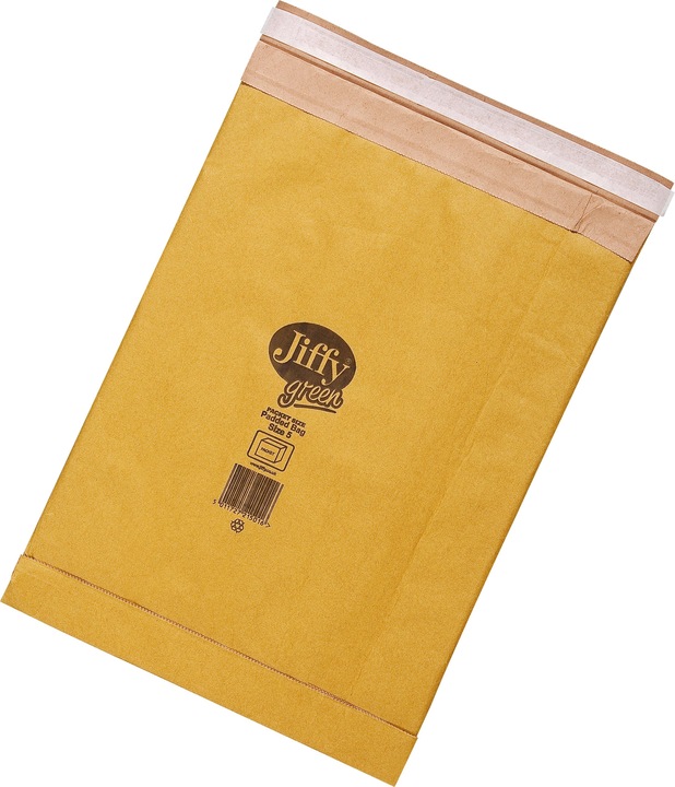 Actual product image Mailmedia Jiffy paper padded envelope, size: 5 without window, inside dimensions: 250 x 330 mm, 165 g-St. (1 x)