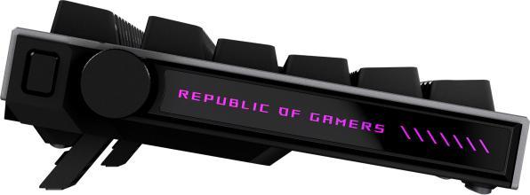 Produktbild ASUS klávesnice ROG Strix Morph 96 WL, Mechanická, Bezdrátová, US, černá (DE, Kabelgebunden, Kabellos)