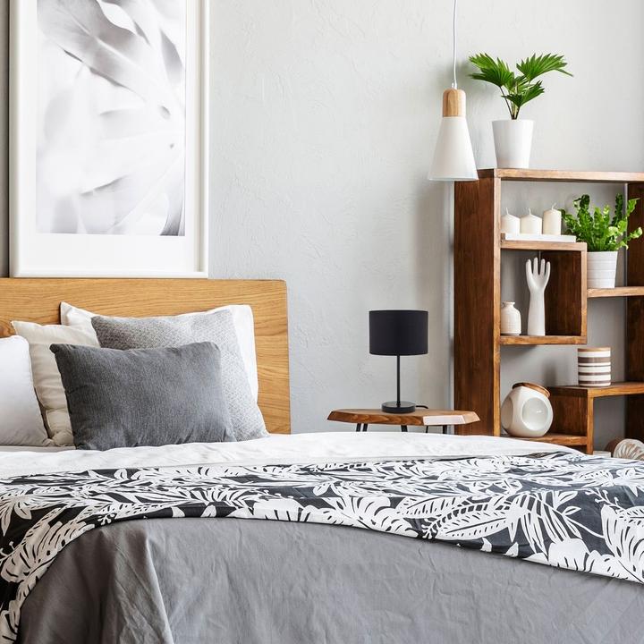 Actual product image B.K.Licht Table lamp, black-gold, 1xE27/40W max. excl. (E27)