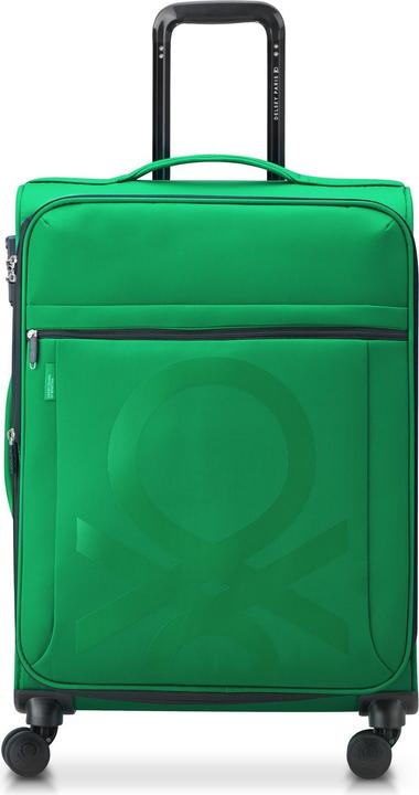 Delsey Paris x United Colors of Benetton Color Block 4 Rollen Kabinentrolley S 55 cm mit Dehnfalte (77 l)