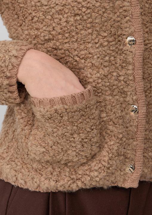 Produktbild s.Oliver Strickjacke Strickjacke im Relaxed Fit aus Alpakamix (36)