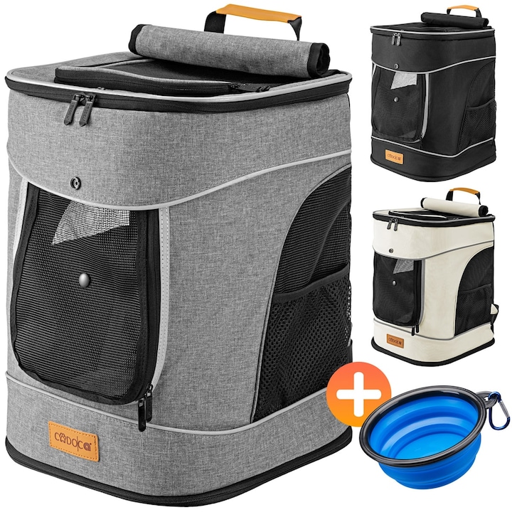 Image du produit Cadoca Sac à dos pour animaux de compagnie (Chien, Chat, Verrouillable)