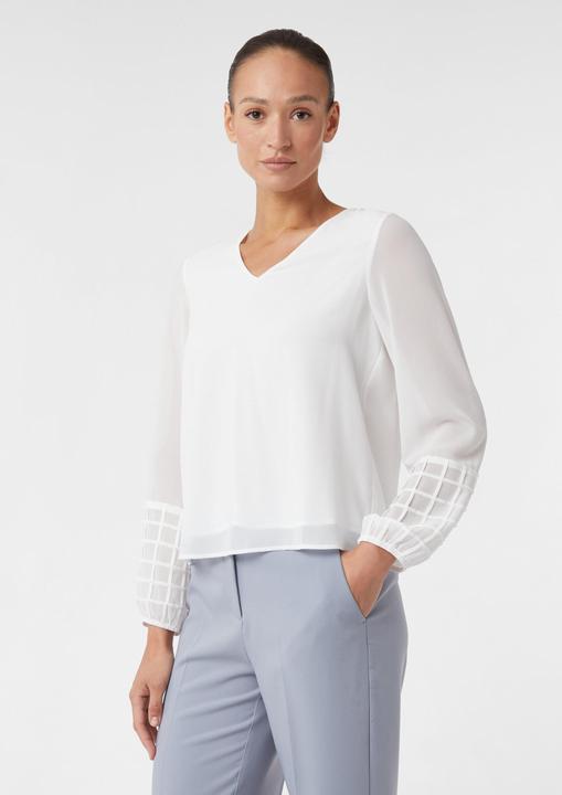 Immagine prodotto Comma Bluse Chiffonbluse aus Viskose mit Biesendetails (34)