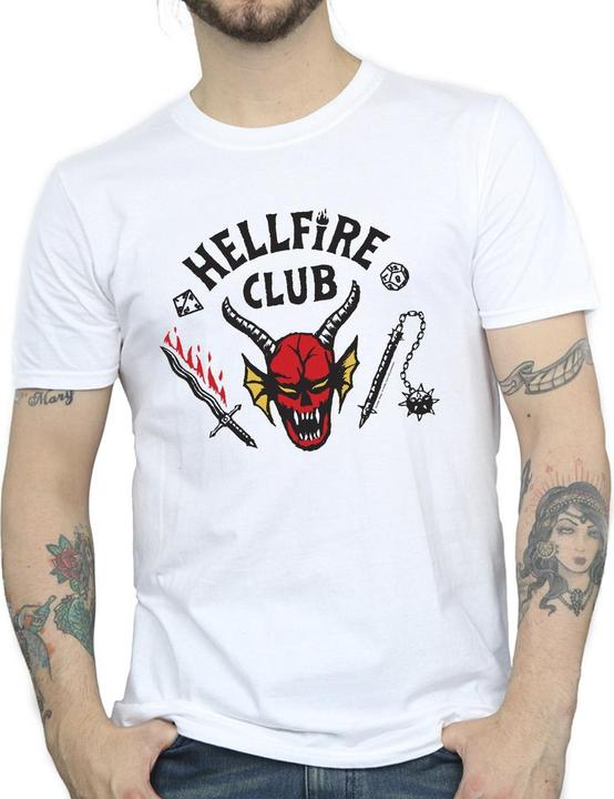 Immagine prodotto Netflix Stranger Things Hellfire Club Maglietta Uomo (XXL)