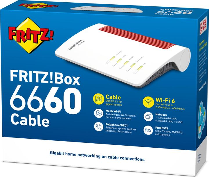 Immagine prodotto AVM FRITZ!Box 6660 Cable International