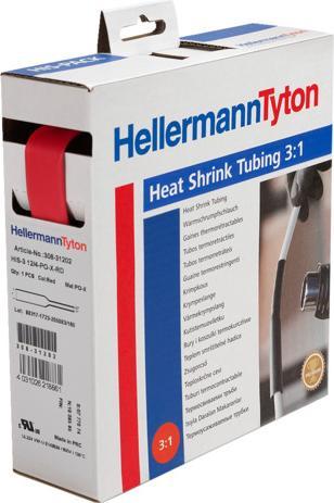 Produktbild HellermannTyton Warmschrumpfschlauch3rotRolle (3x)