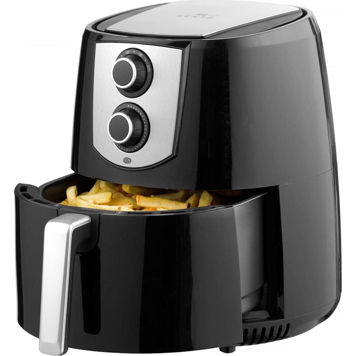 Michelino Heissluft-Fritteuse 4,4 Liter, Fritteuse, Schwarz