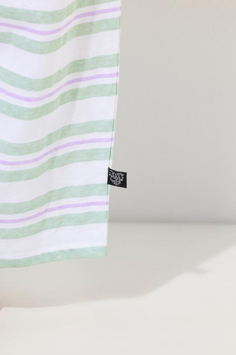 Produktbild Ulla Popken Pyjama, Ringelhose, Rundhals, Halbarm, Taschen (46, 48)