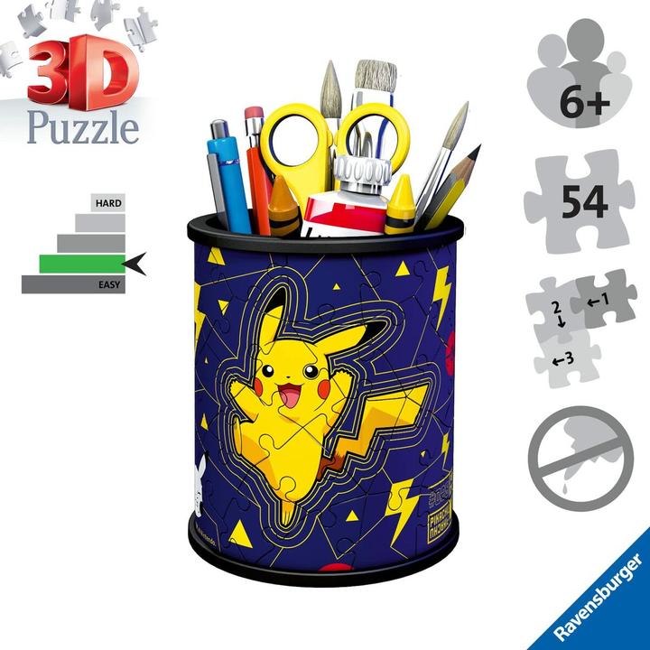 Actual product image Ravensburger 3D - Federmäppchen Pokemon (54 pieces)