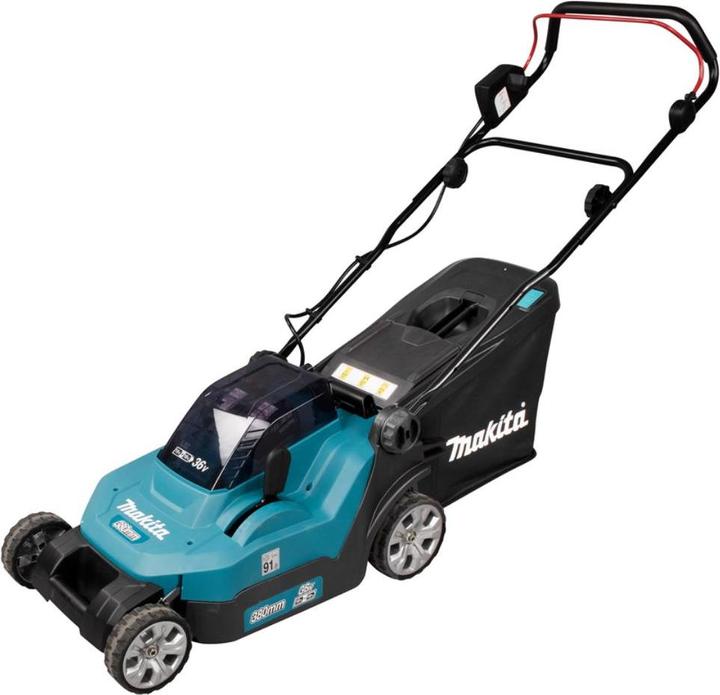 Actual product image Makita DLM382CM2 (Rechargeable battery operated)
