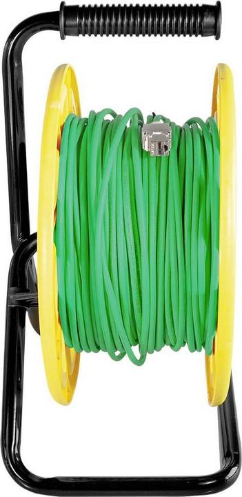 Produktbild LogiLink Mobile Kabeltrommel Cat.7 S/FTP, PUR, 60 m (S/FTP, CAT7, 60 m)