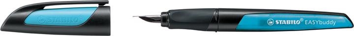 Immagine prodotto STABILO Stilografica EASYbuddy per la scuola con pennino standard (Nero/Blu chiaro, 1 x)