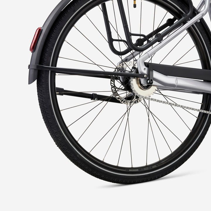 Produktbild Rockrider E-Bike Trekkingrad 28 Zoll E-ACTV 900 Automatikgetriebe tiefer Einstieg - grau